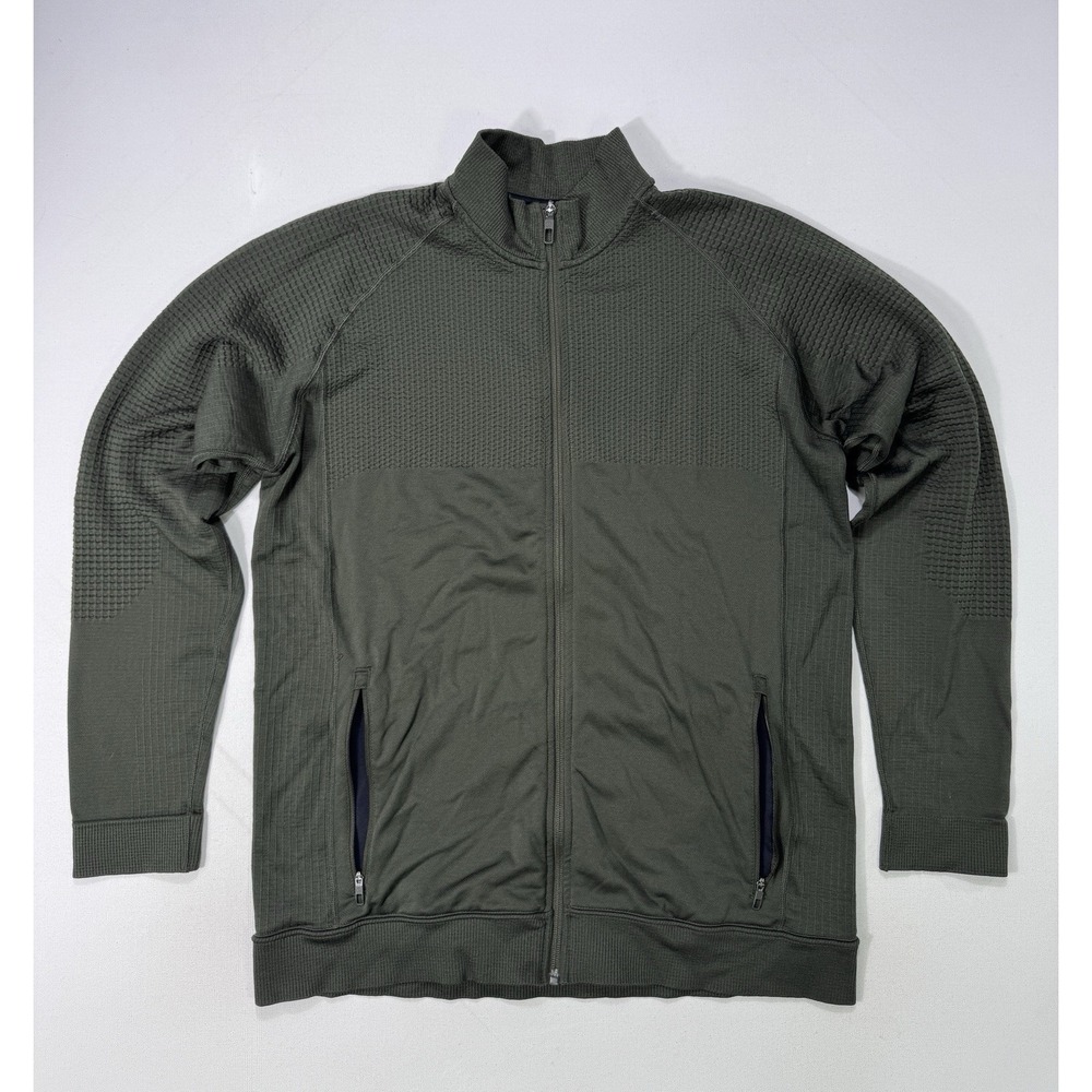 Lululemon Engineered Warmth Jacket Men's XL Green Merino Wool Blend M3BPUS